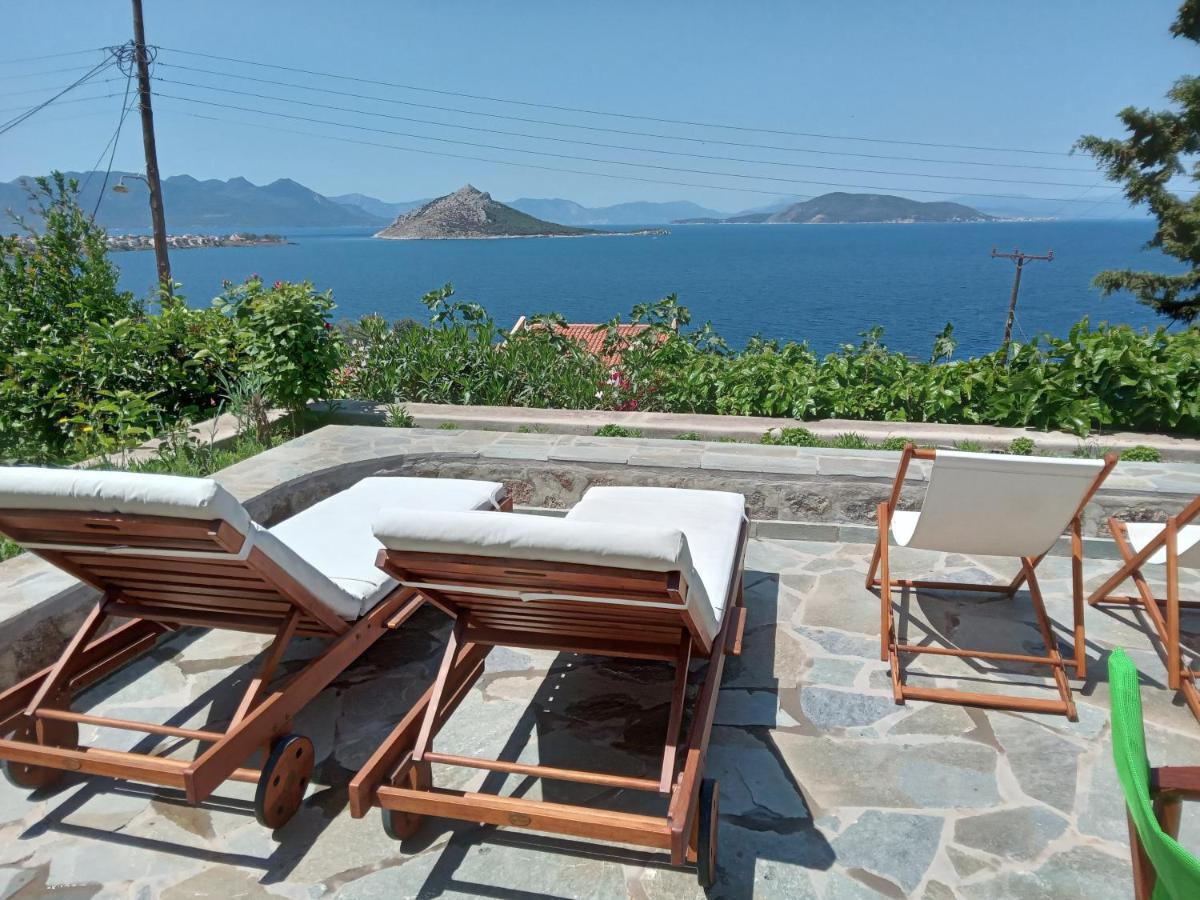 Fantastic House With A Wonderful View Of The Sea Villa Kapotidhes Exteriör bild