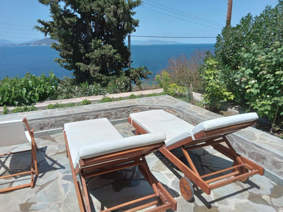 Fantastic House With A Wonderful View Of The Sea Villa Kapotidhes Exteriör bild