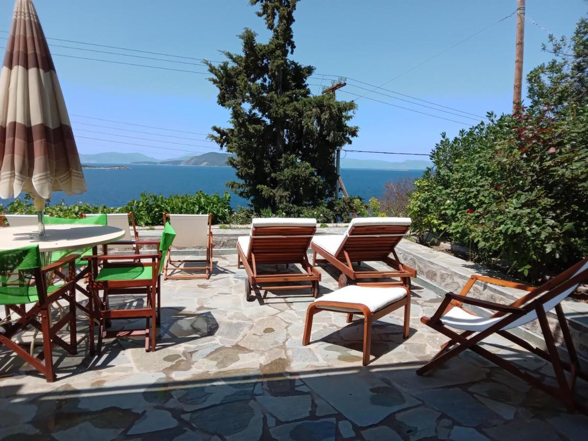 Fantastic House With A Wonderful View Of The Sea Villa Kapotidhes Exteriör bild