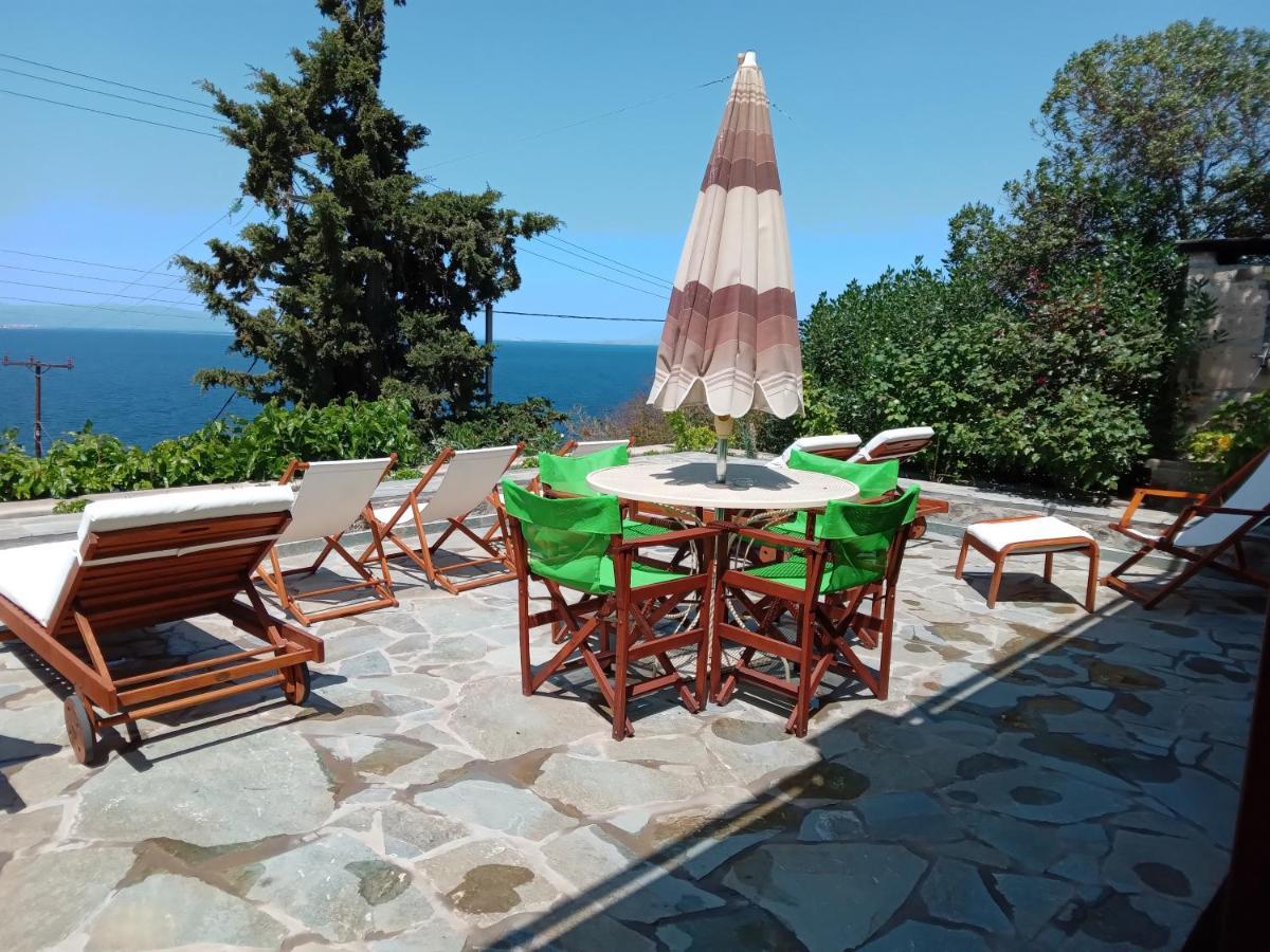 Fantastic House With A Wonderful View Of The Sea Villa Kapotidhes Exteriör bild